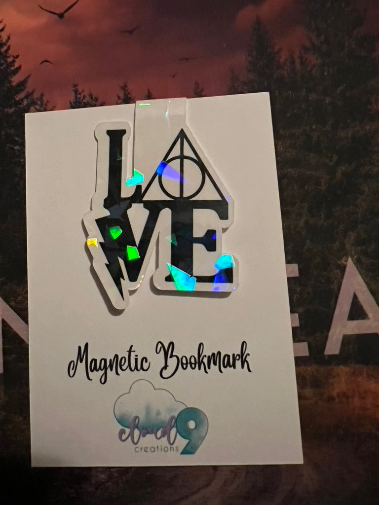 HP Love Magnetic Bookmark