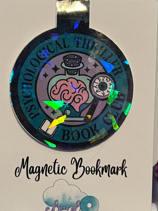 Psychological Thriller Circle Magnetic Bookmark