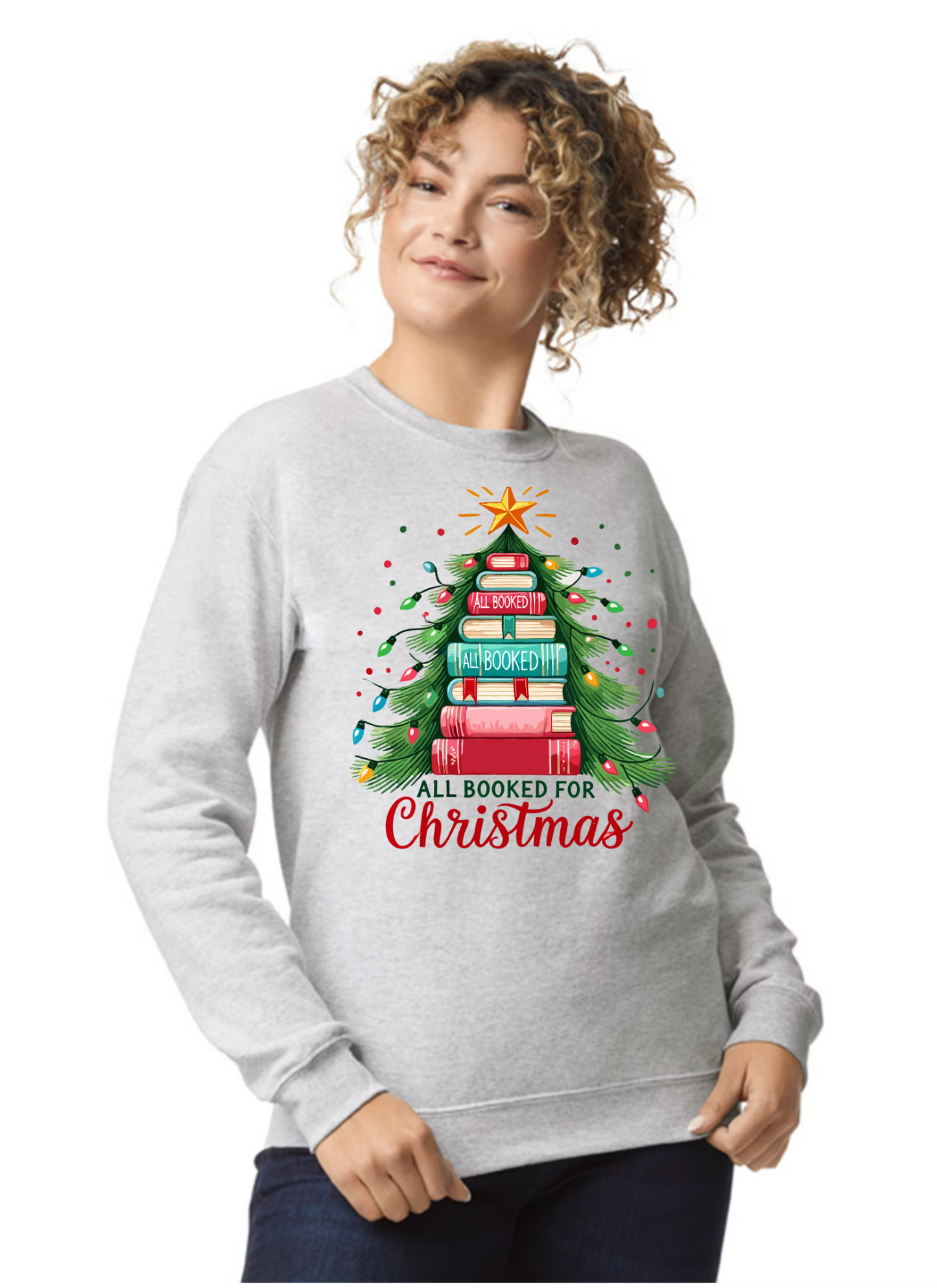 Bookish Christmas Sweatshirts M **preorder**