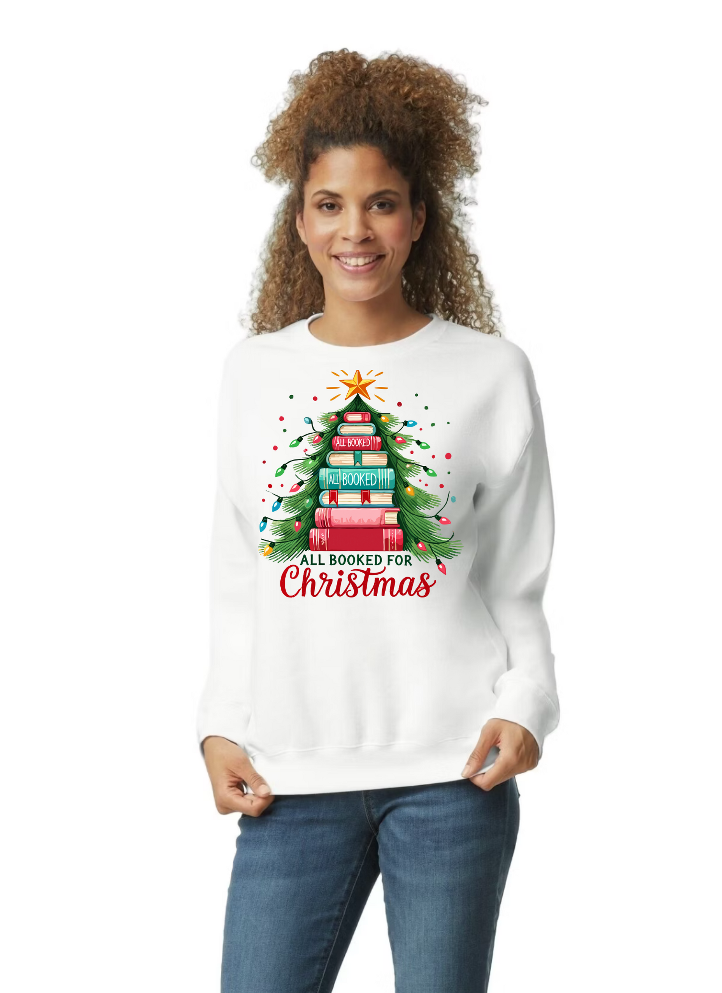 Bookish Christmas Sweatshirts M **preorder**