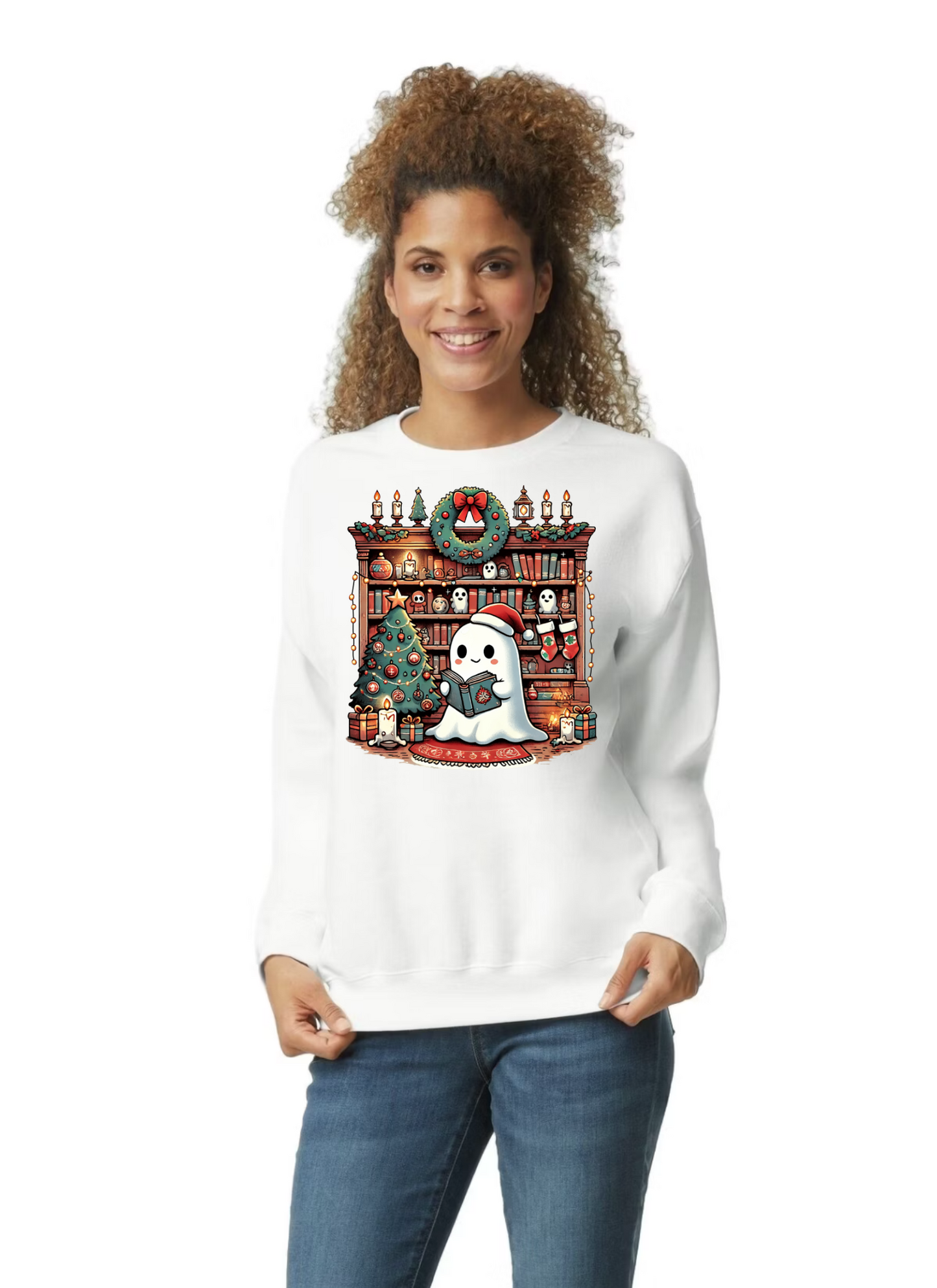 Bookish Christmas Sweatshirts M **preorder**