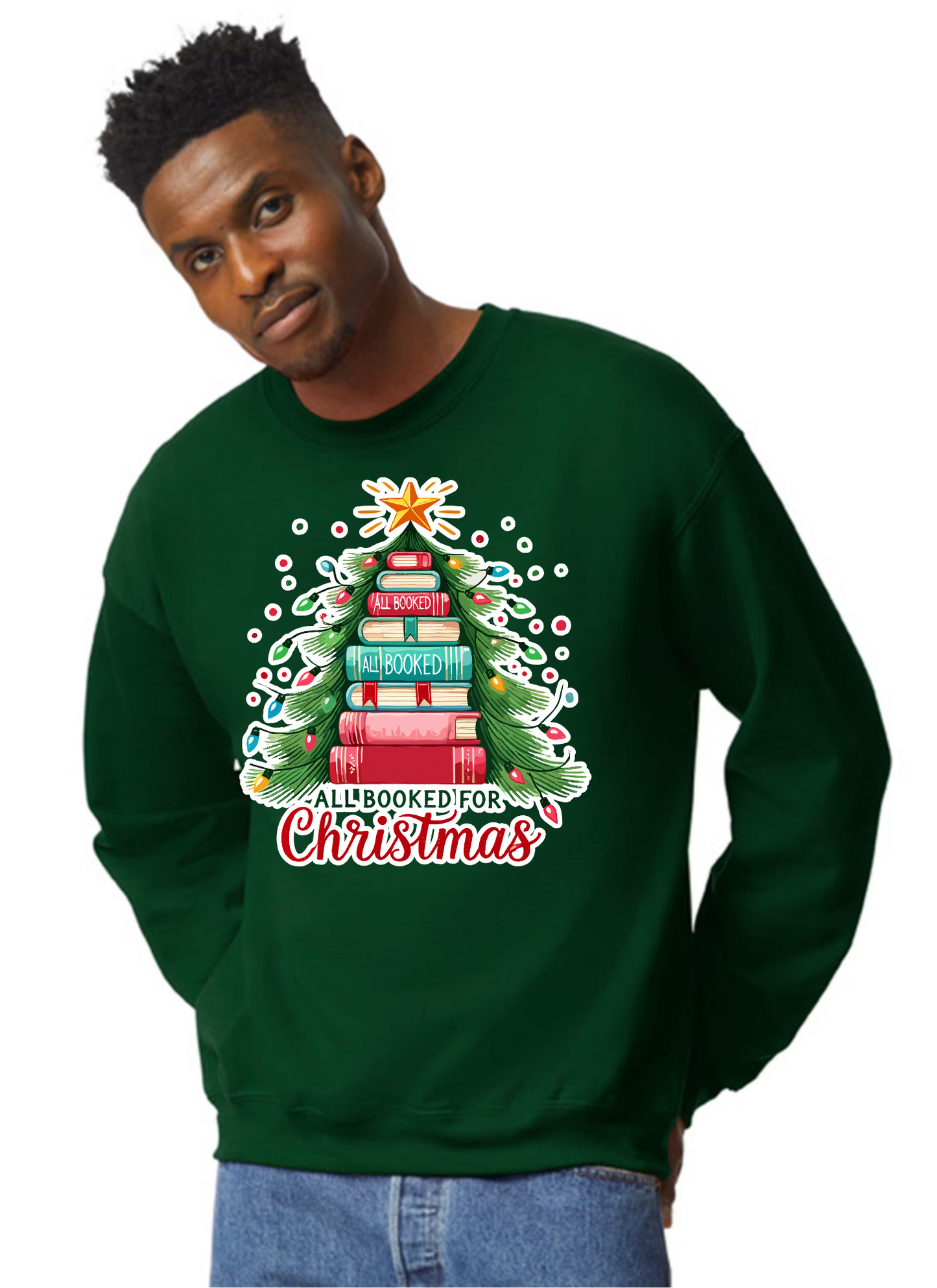 Bookish Christmas Sweatshirts M **preorder**