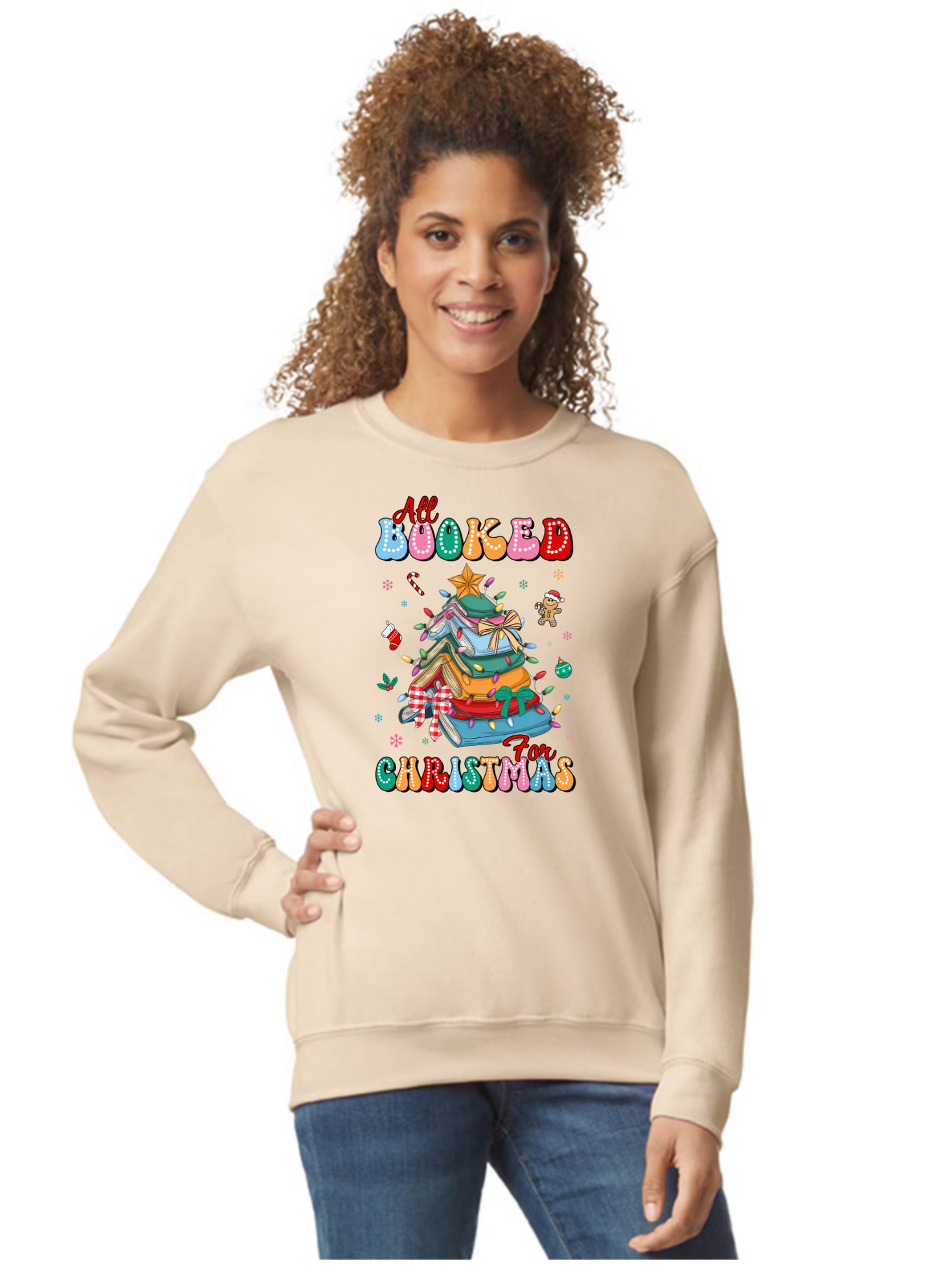 Bookish Christmas Sweatshirts M **preorder**