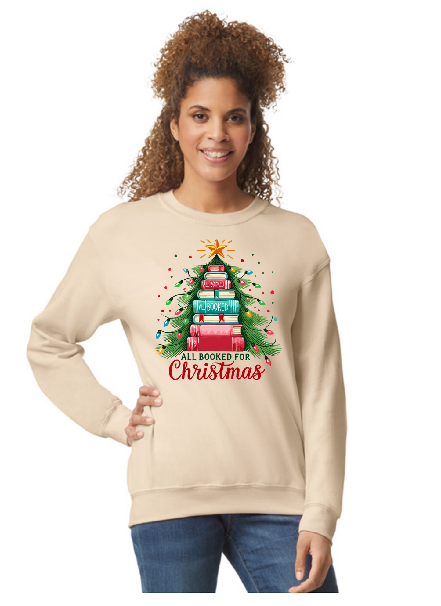 Bookish Christmas Sweatshirts M **preorder**