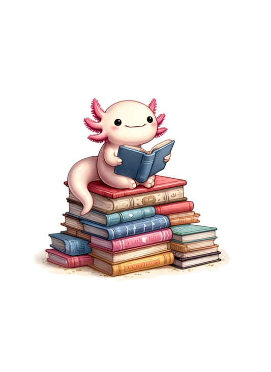 Axolotl Magnetic Bookmark