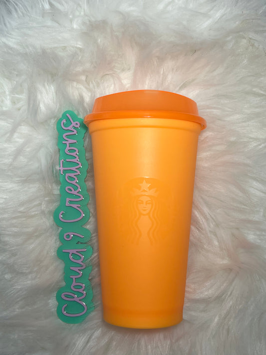 Custom hot cup