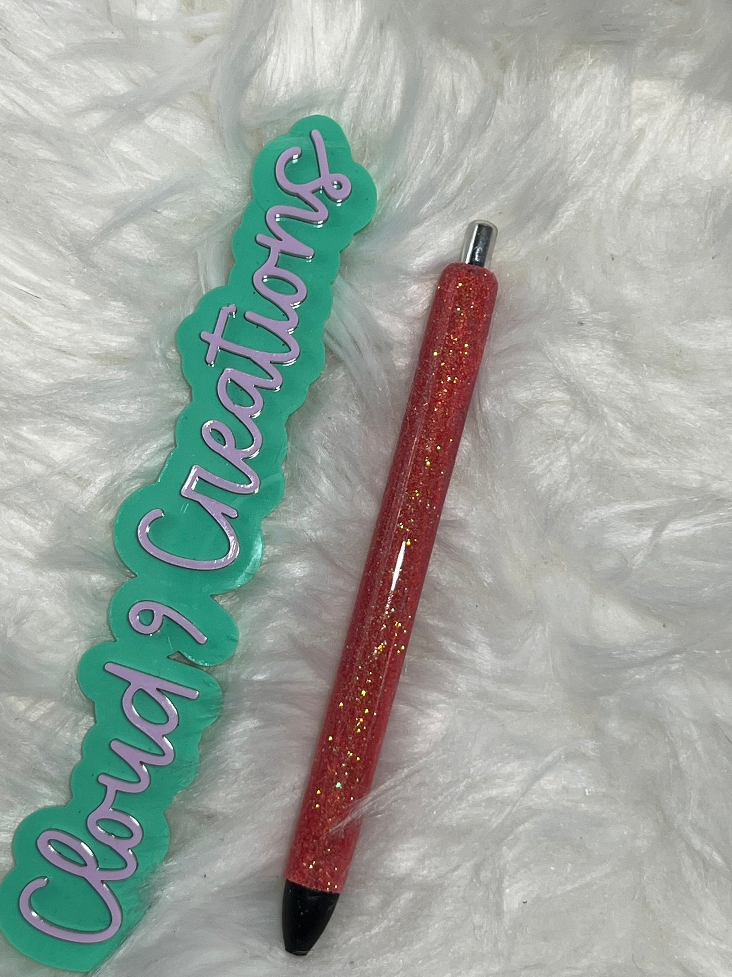 Single color glitter gel pens