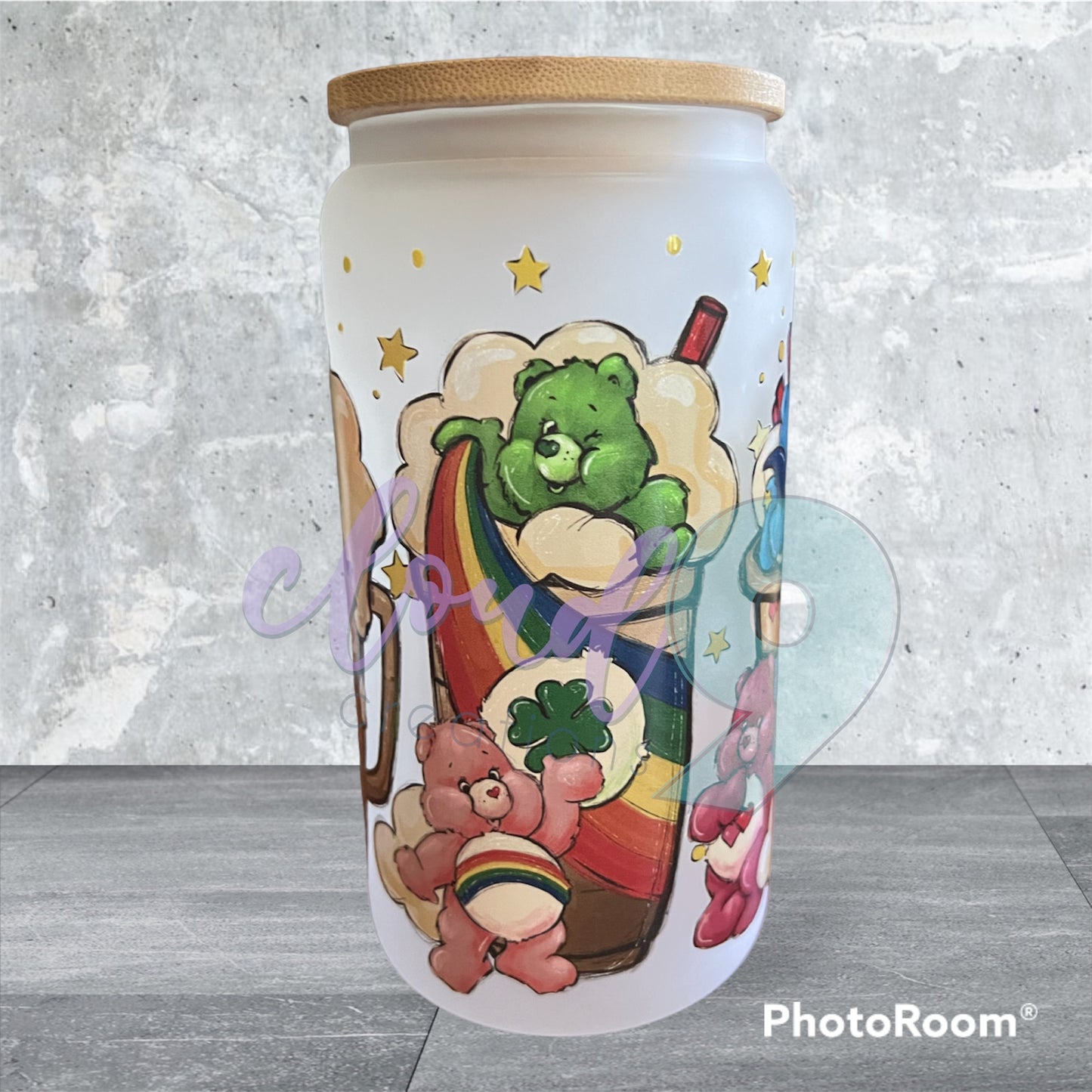 Care Bears Glass Tumbler 16oz