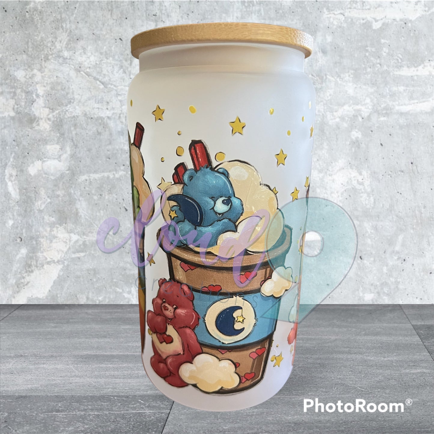 Care Bears Glass Tumbler 16oz